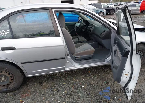 2005 Honda Civic Dx z USA, uszkodzony, nr VIN 2HGES15155H595794